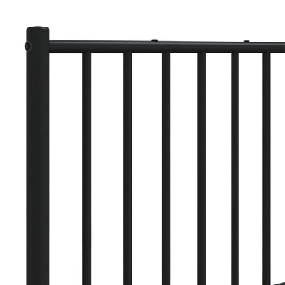Kopfteil Metall Schwarz 160 cm - Pazzar.ch