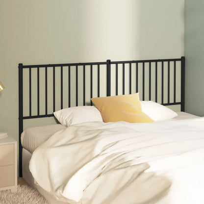 Kopfteil Metall Schwarz 160 cm - Pazzar.ch