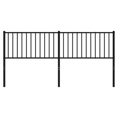 Kopfteil Metall Schwarz 180 cm - Pazzar.ch