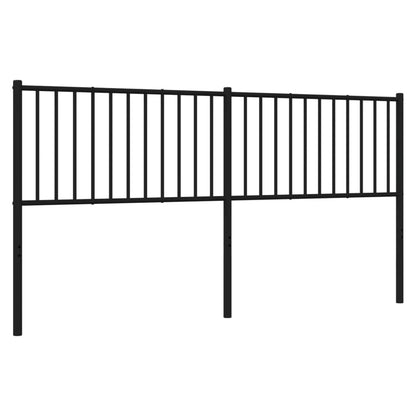 Kopfteil Metall Schwarz 180 cm - Pazzar.ch