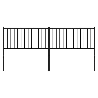 Kopfteil Metall Schwarz 193 cm - Pazzar.ch
