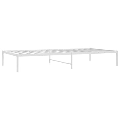 Bettgestell Metall Weiß 100x200 cm - Pazzar.ch