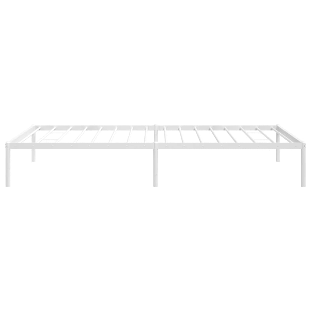 Bettgestell Metall Weiß 100x200 cm - Pazzar.ch