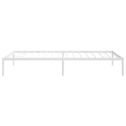 Bettgestell Metall Weiß 100x200 cm - Pazzar.ch