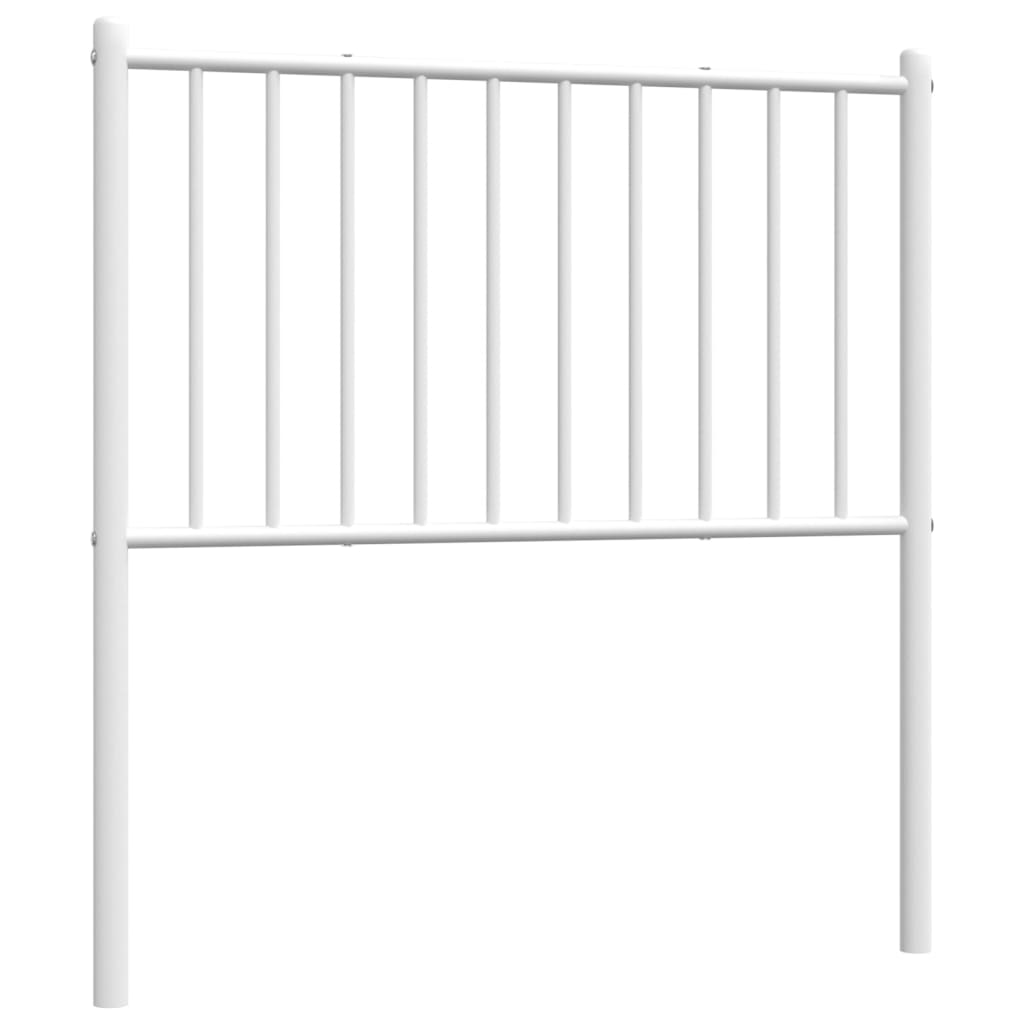 Kopfteil Metall Weiß 80 cm