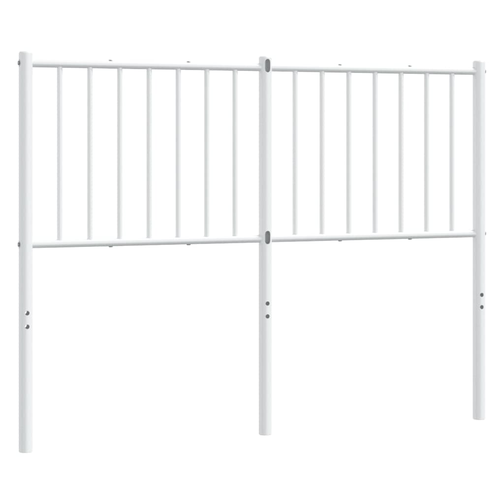 Kopfteil Metall Weiß 120 cm - Pazzar.ch