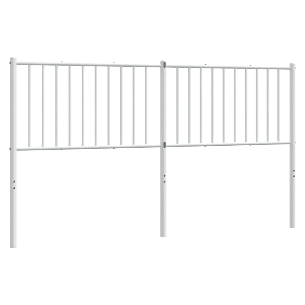 Kopfteil Metall Weiß 160 cm - Pazzar.ch