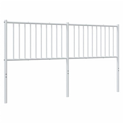 Kopfteil Metall Weiß 160 cm - Pazzar.ch