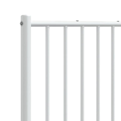 Kopfteil Metall Weiß 160 cm - Pazzar.ch