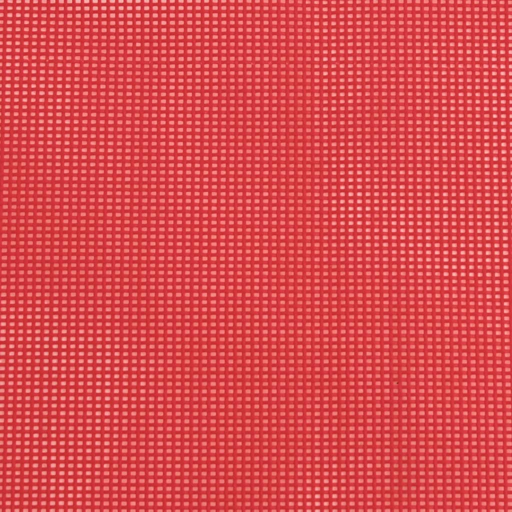 Strandstühle 2 Stk. Rot Textilene & Pulverbeschichteter Stahl - Pazzar.ch