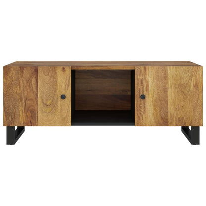 Couchtisch 100x54x40 cm Massivholz Mango & Holzwerkstoff - Pazzar.ch