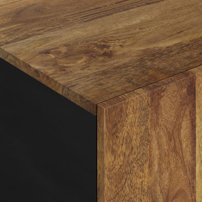 Couchtisch 100x54x40 cm Massivholz Mango & Holzwerkstoff - Pazzar.ch