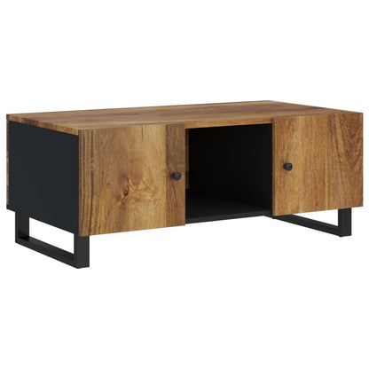 Couchtisch 100x54x40 cm Massivholz Mango & Holzwerkstoff - Pazzar.ch