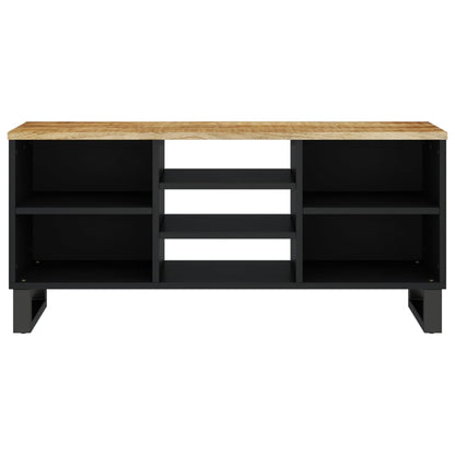 TV-Schrank 100x33x46 cm Massivholz Mango & Holzwerkstoff - Pazzar.ch