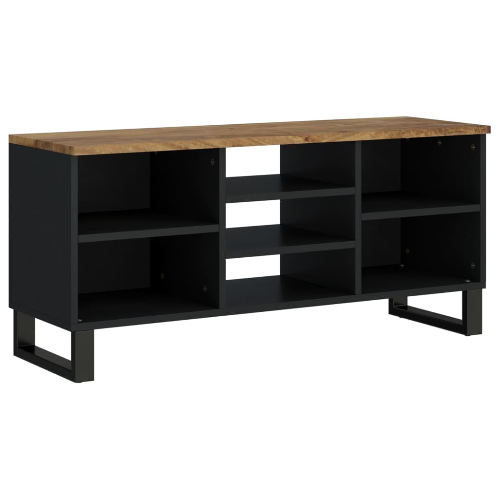 TV-Schrank 100x33x46 cm Massivholz Mango & Holzwerkstoff - Pazzar.ch