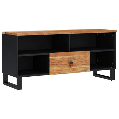 TV-Schrank 100x33x46 cm Massivholz Akazie & Holzwerkstoff - Pazzar.ch