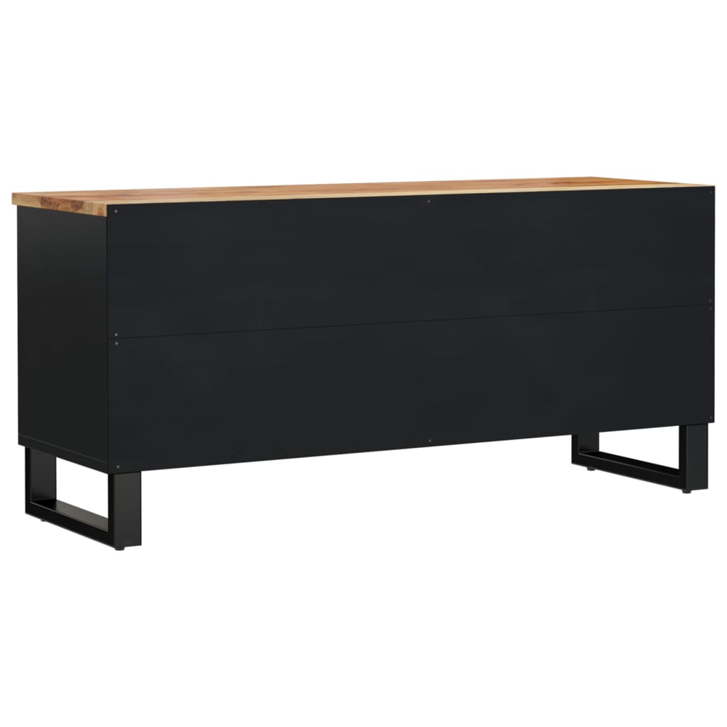 TV-Schrank 100x33x46 cm Massivholz Akazie & Holzwerkstoff - Pazzar.ch
