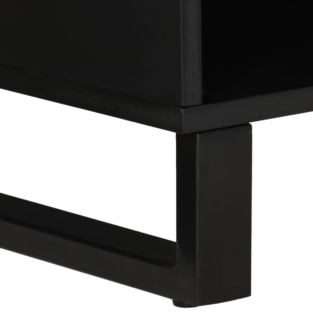 TV-Schrank 100x33x46 cm Massivholz Akazie & Holzwerkstoff - Pazzar.ch