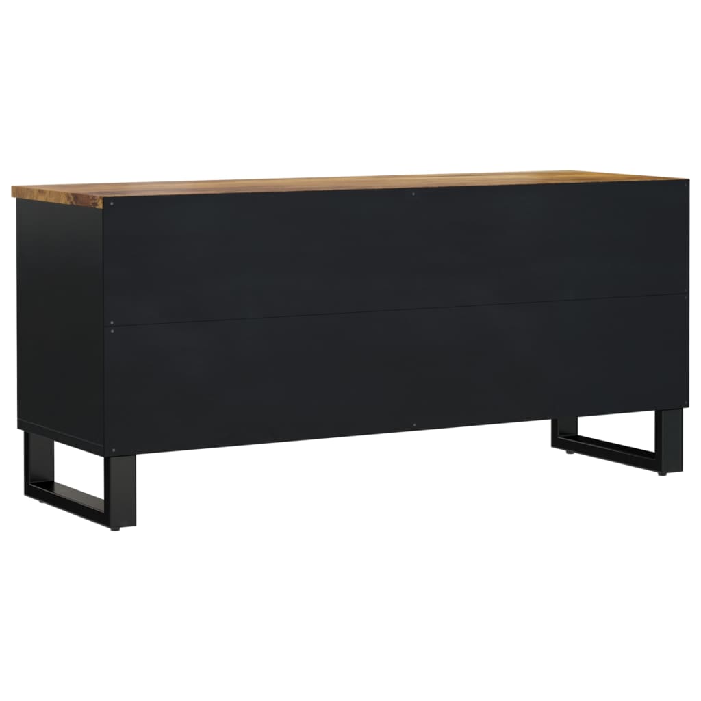 TV-Schrank 100x33x46 cm Massivholz Mango & Holzwerkstoff - Pazzar.ch