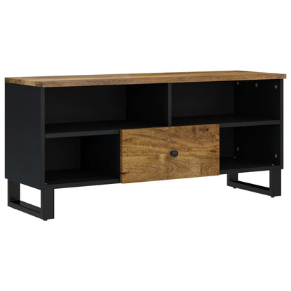 TV-Schrank 100x33x46 cm Massivholz Mango & Holzwerkstoff - Pazzar.ch