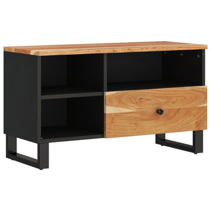 TV-Schrank 80x33x46 cm Massivholz Akazie und Holzwerkstoff - Pazzar.ch