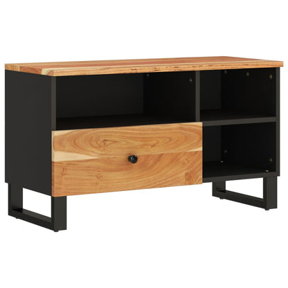 TV-Schrank 80x33x46 cm Massivholz Akazie und Holzwerkstoff - Pazzar.ch