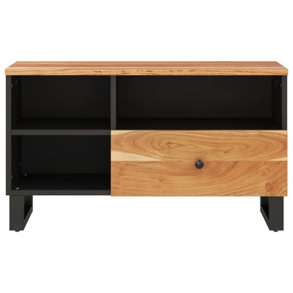 TV-Schrank 80x33x46 cm Massivholz Akazie und Holzwerkstoff - Pazzar.ch