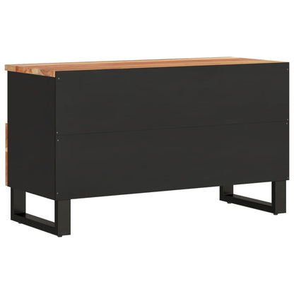 TV-Schrank 80x33x46 cm Massivholz Akazie und Holzwerkstoff - Pazzar.ch
