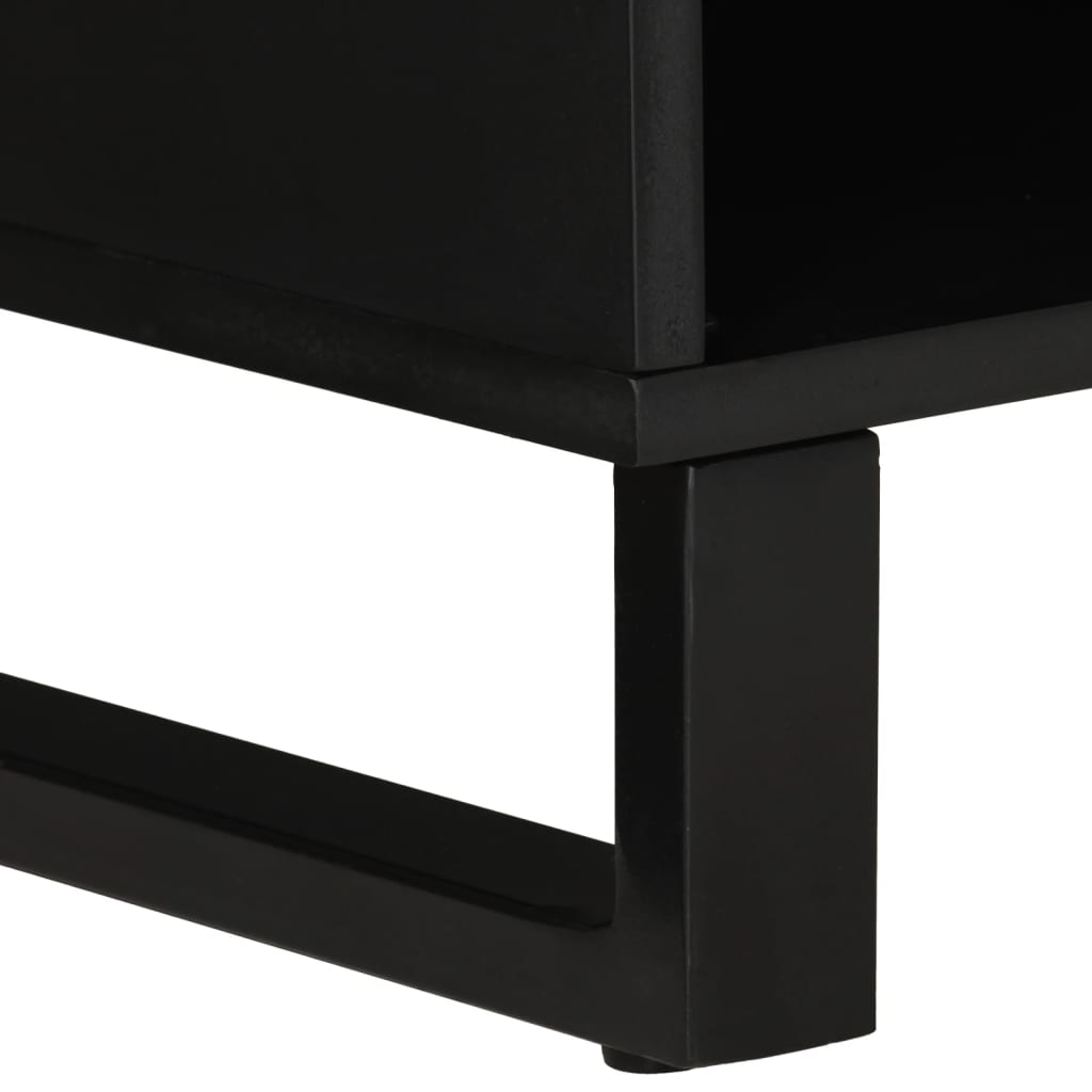 TV-Schrank 80x33x46 cm Massivholz Akazie und Holzwerkstoff - Pazzar.ch