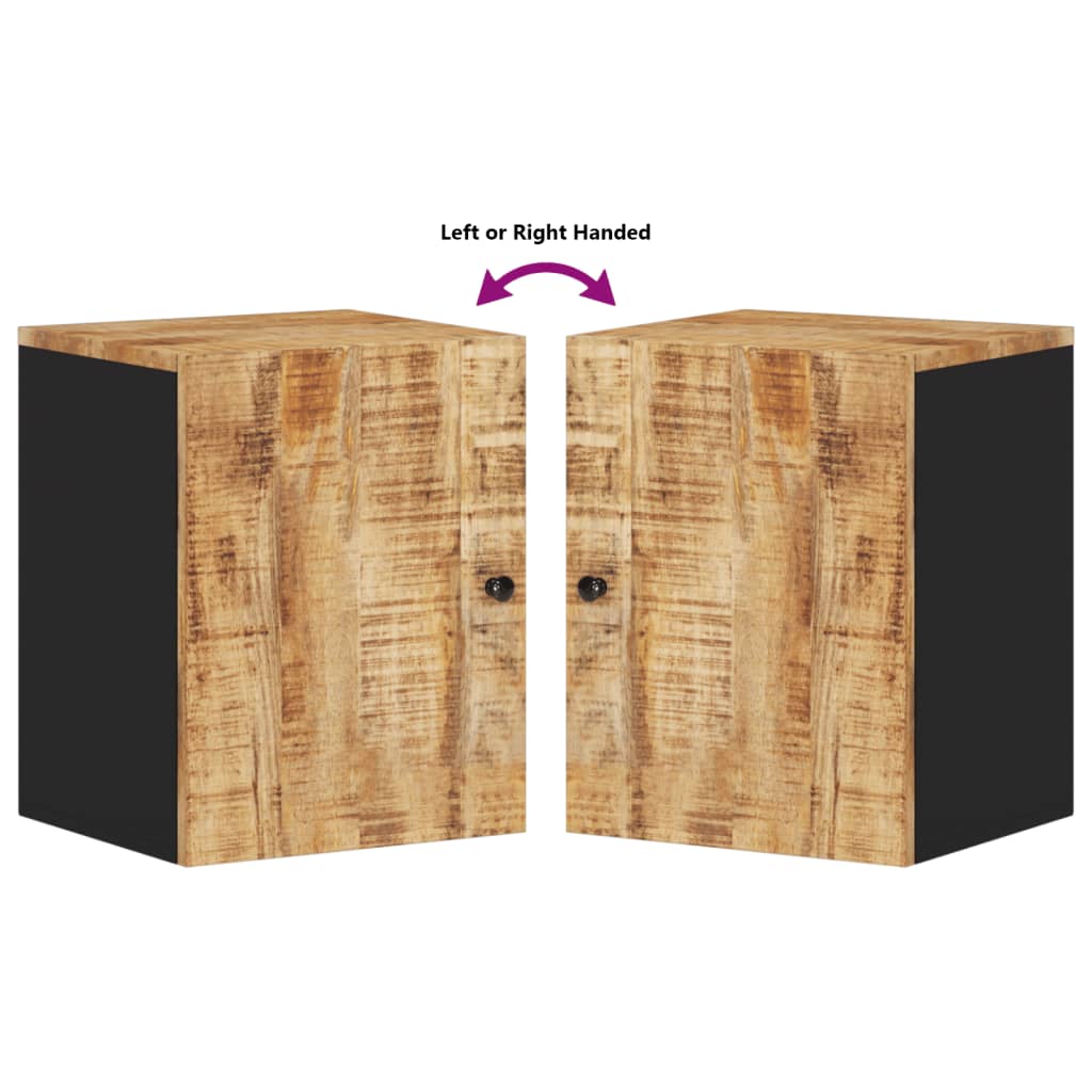 Bad-Wandschrank 38x33x48 cm Massivholz Mango - Pazzar.ch