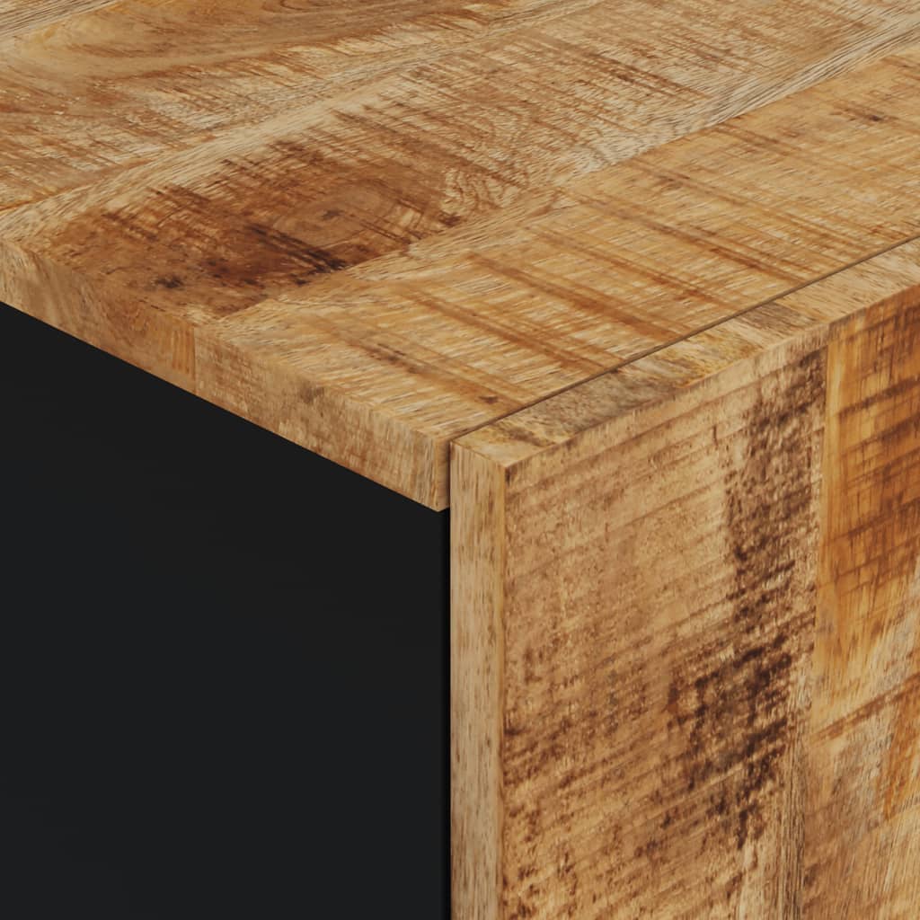 Bad-Wandschrank 38x33x48 cm Massivholz Mango - Pazzar.ch