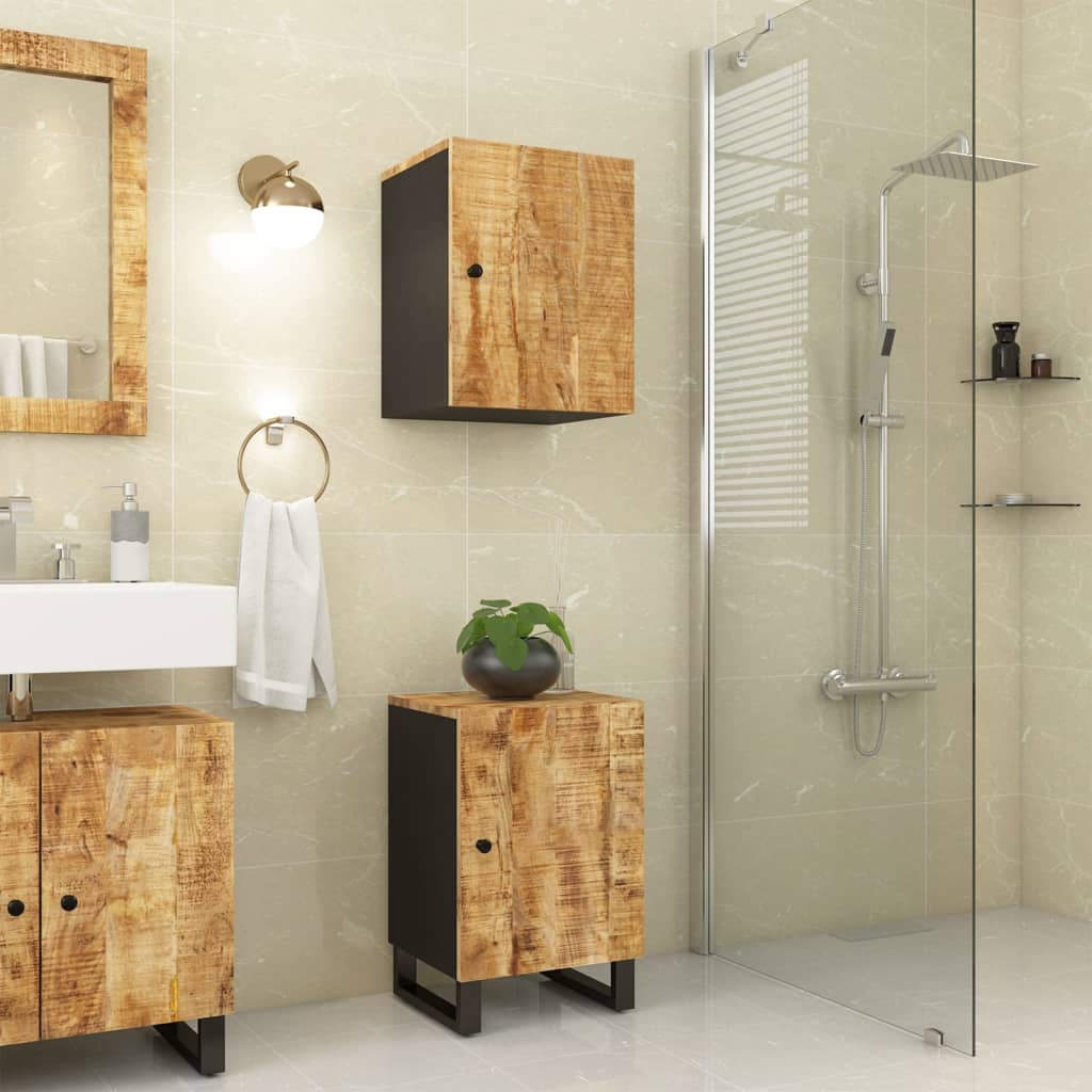 Badschrank 38x33x58 cm Massivholz Mango - Pazzar.ch