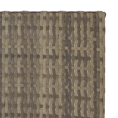 Klapptisch Grau 45x35x32 cm Poly Rattan - Pazzar.ch