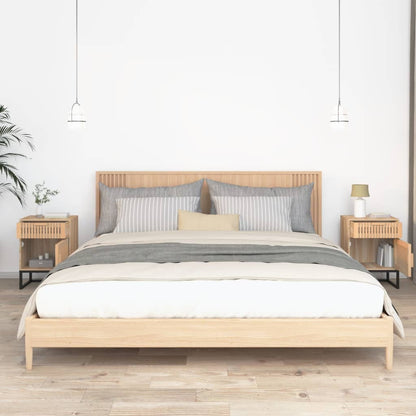 Nachttische 2 Stk. 40x30x55,5 cm Holzwerkstoff & Eisen - Pazzar.ch