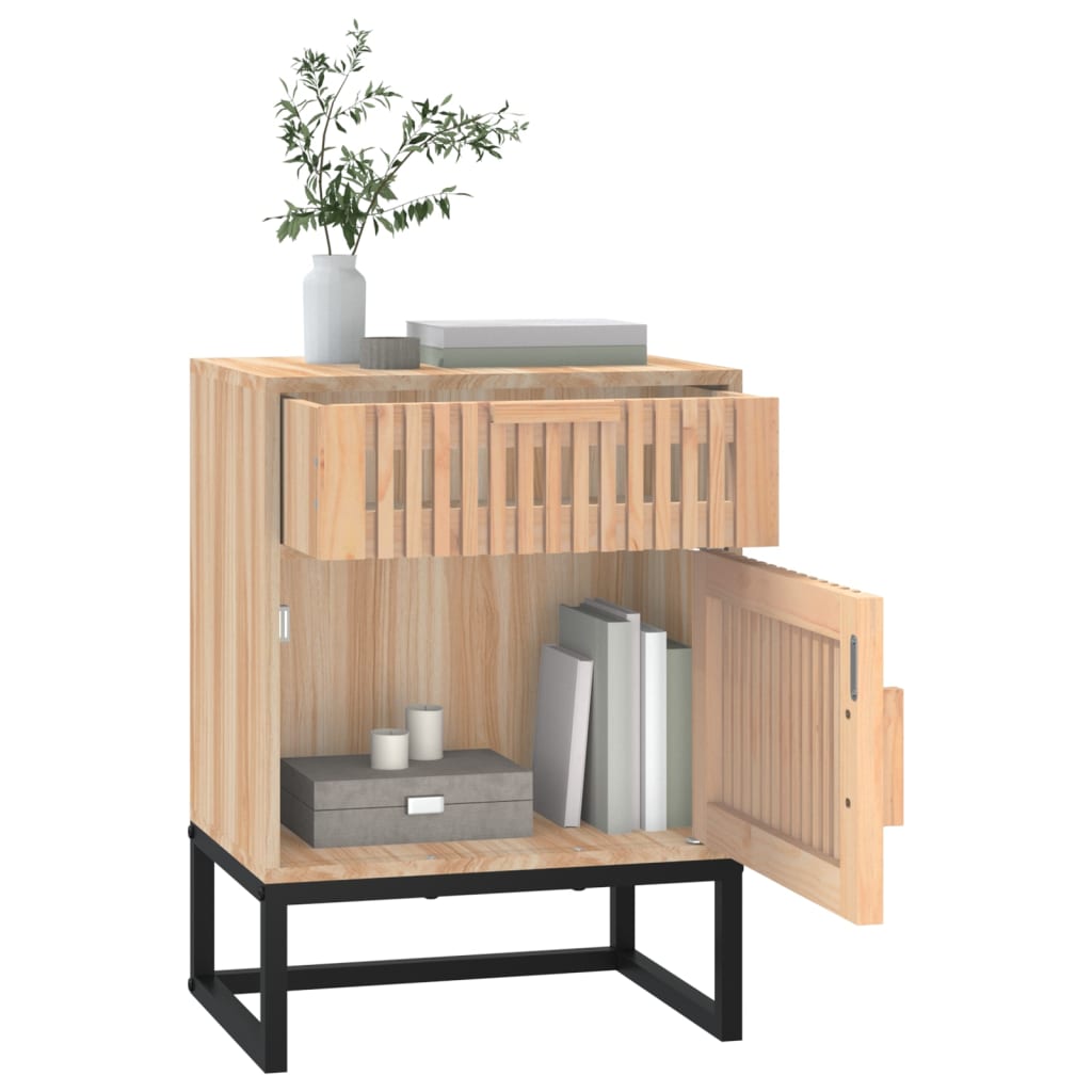 Nachttische 2 Stk. 40x30x55,5 cm Holzwerkstoff & Eisen - Pazzar.ch