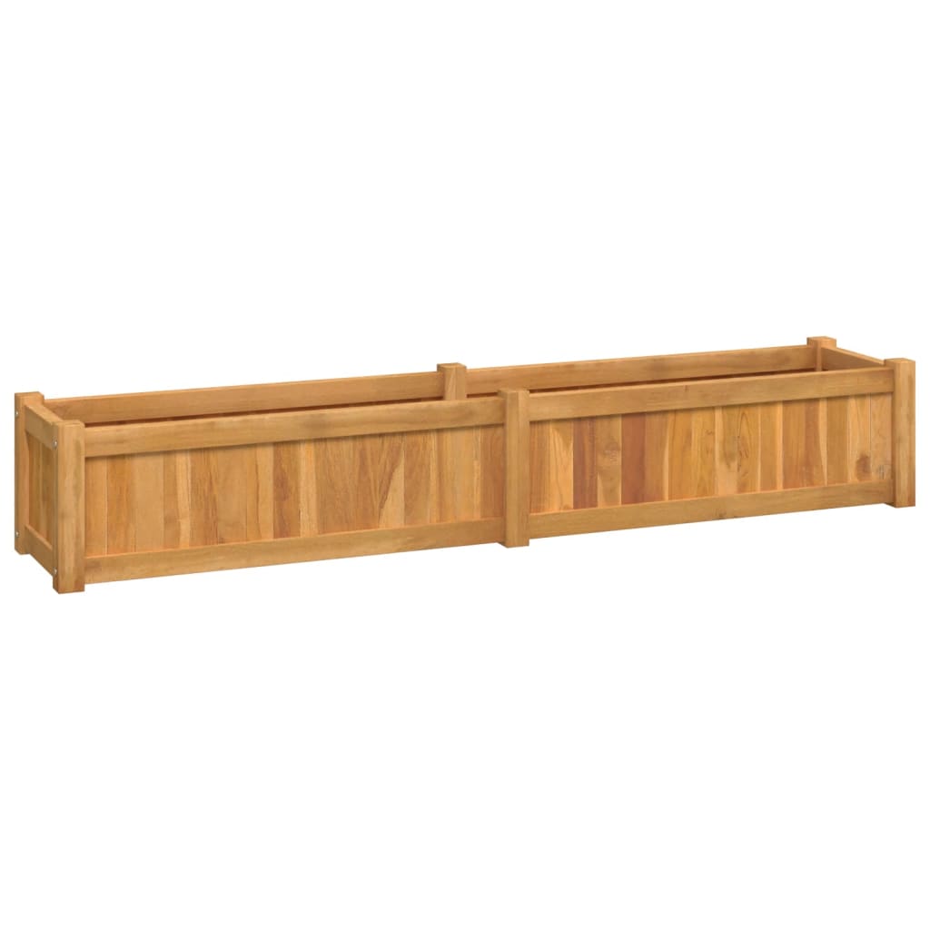 Hochbeet 150x30x25 cm Massivholz Teak - Pazzar.ch
