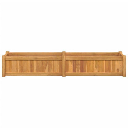 Hochbeet 150x30x25 cm Massivholz Teak - Pazzar.ch