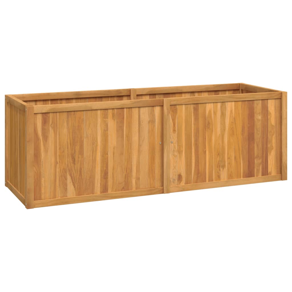 Hochbeet 150x50x50 cm Massivholz Teak - Pazzar.ch