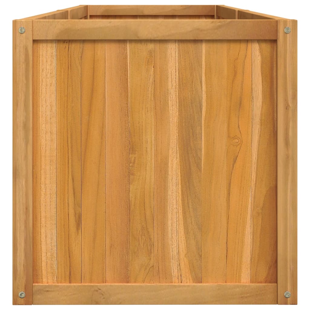 Hochbeet 150x50x50 cm Massivholz Teak - Pazzar.ch