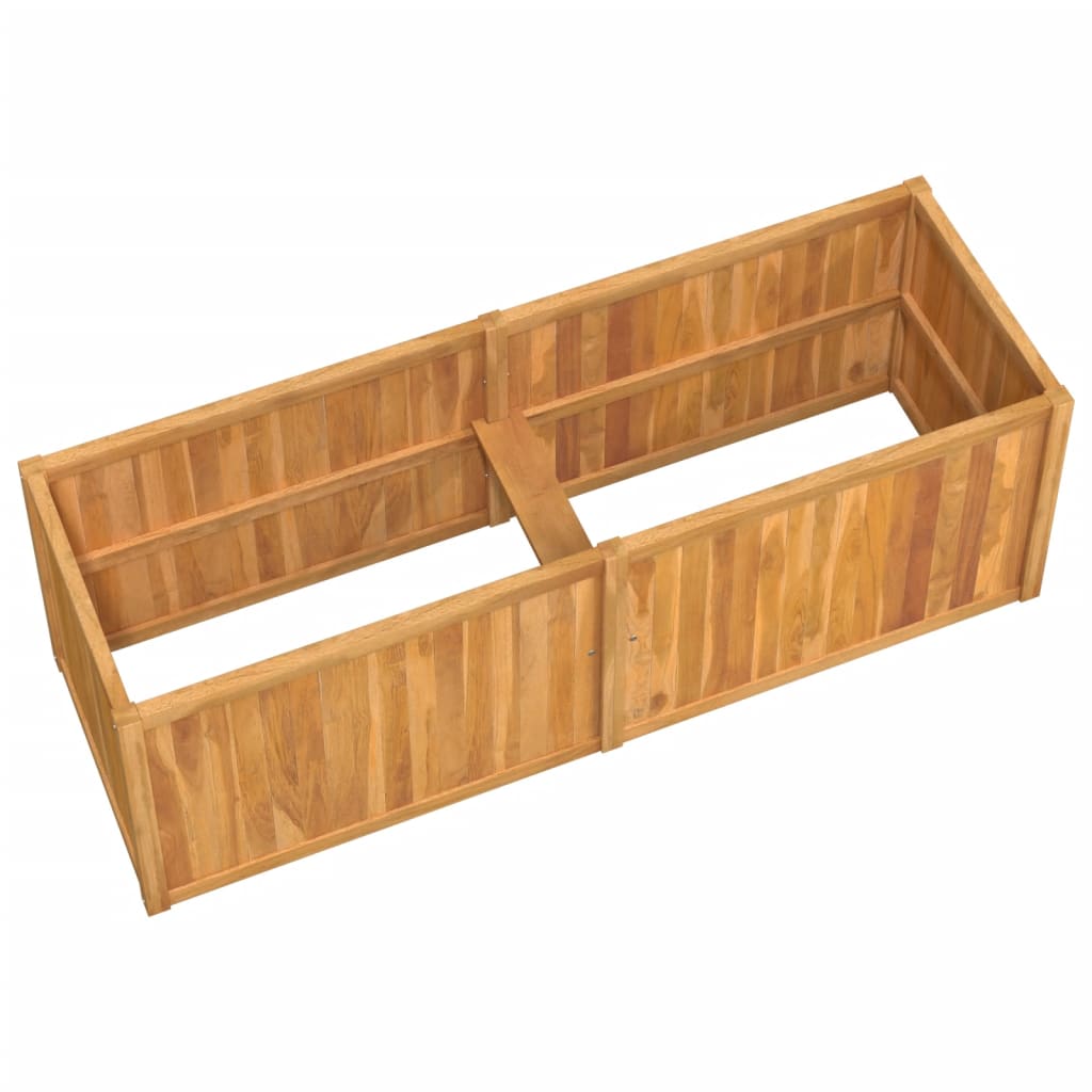 Hochbeet 150x50x50 cm Massivholz Teak - Pazzar.ch