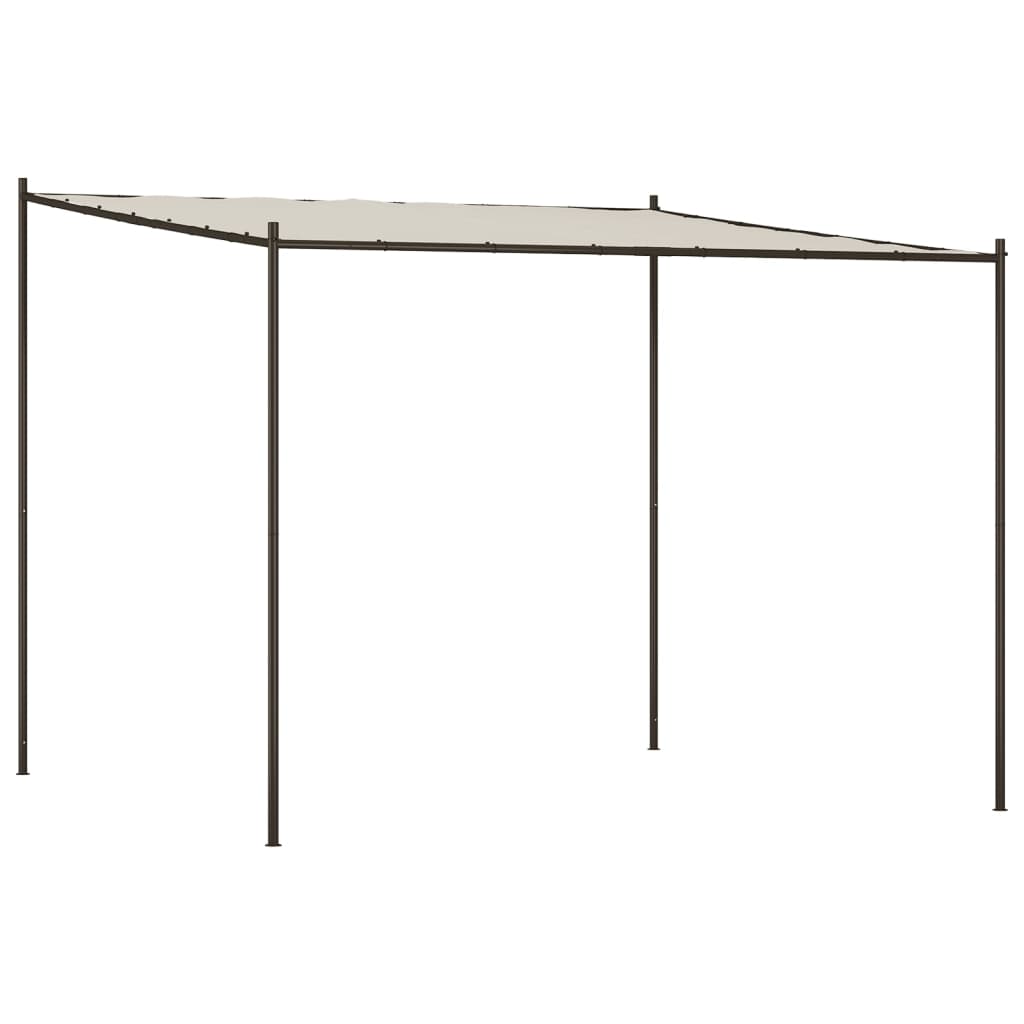 Pavillon Weiß 3x3 m 180 g/m² Stoff und Stahl - Pazzar.ch