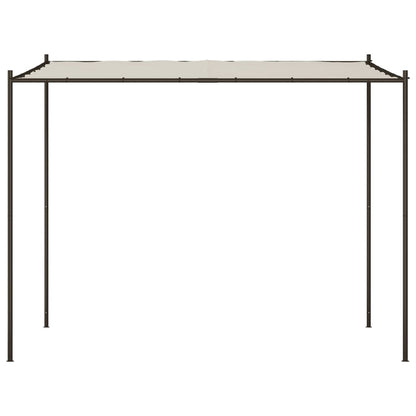 Pavillon Weiß 3x3 m 180 g/m² Stoff und Stahl - Pazzar.ch