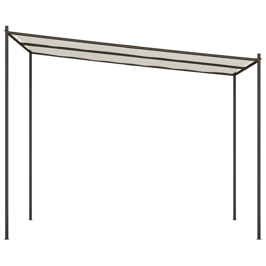 Pavillon Weiß 3x3 m 180 g/m² Stoff und Stahl - Pazzar.ch