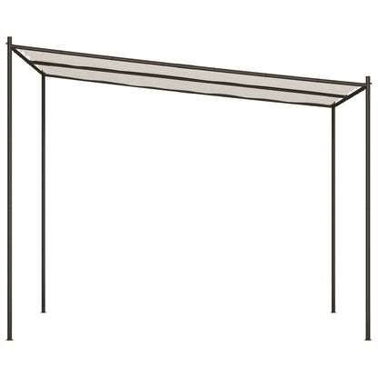 Pavillon Weiß 3x3 m 180 g/m² Stoff und Stahl - Pazzar.ch