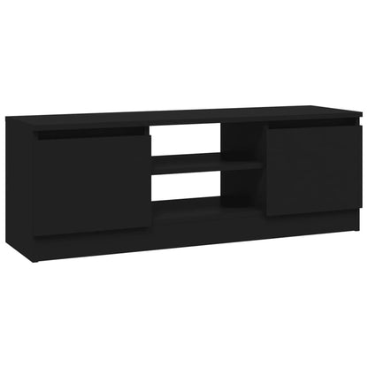 TV-Schrank mit Tür Schwarz 102x30x36 cm - Pazzar.ch