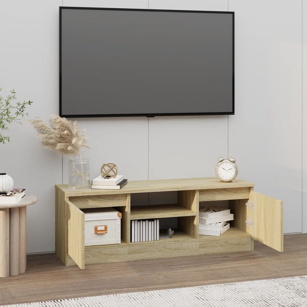 TV-Schrank mit Tür Sonoma-Eiche 102x30x36 cm - Pazzar.ch