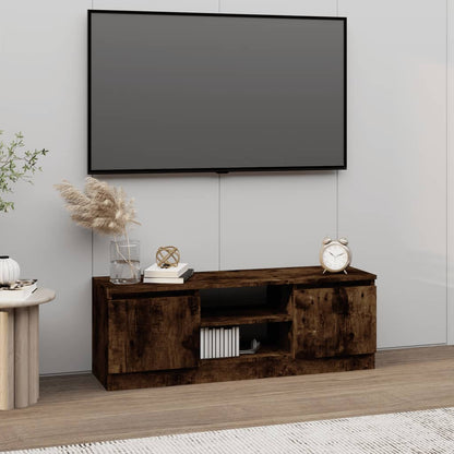 TV-Schrank mit Tür Räuchereiche 102x30x36 cm - Pazzar.ch