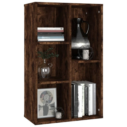 Bücherregal/Sideboard Räuchereiche 50x25x80 cm Holzwerkstoff - Pazzar.ch