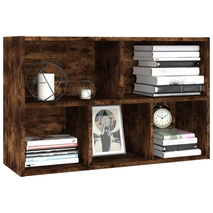 Bücherregal/Sideboard Räuchereiche 50x25x80 cm Holzwerkstoff - Pazzar.ch