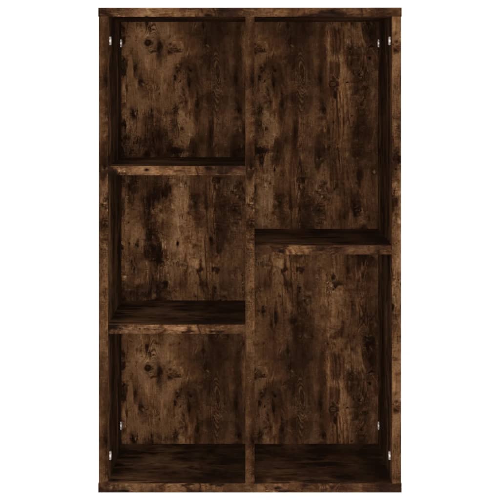 Bücherregal/Sideboard Räuchereiche 50x25x80 cm Holzwerkstoff - Pazzar.ch